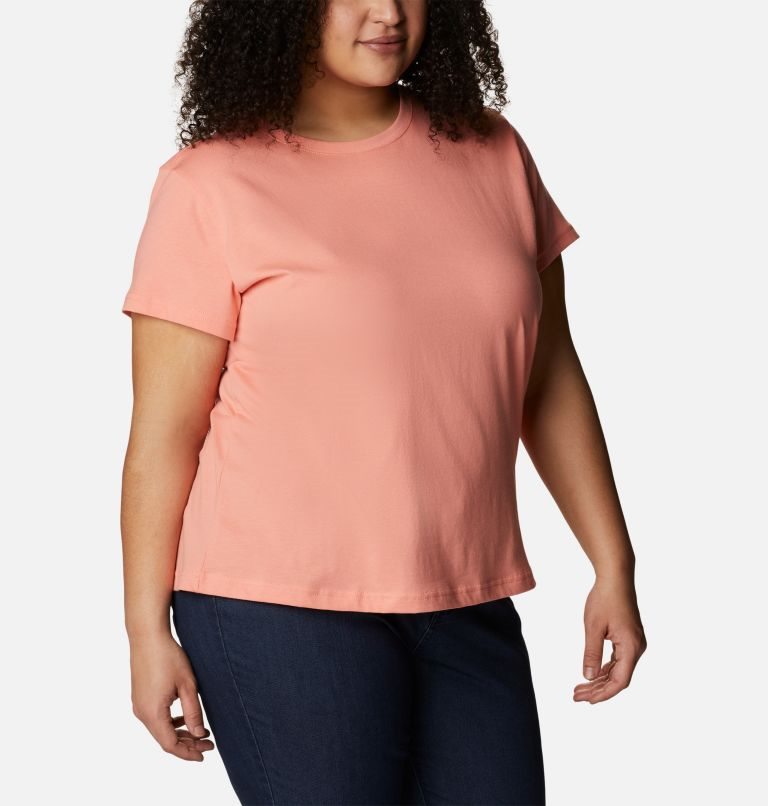 Tricouri Columbia Sapphire Point Scurte Sleeve Dama Corai | Plus Size BQ9QMS87A